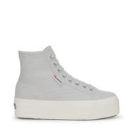 Superga 2708 Hi Top Gri Gümüş Kadın Spor Ayakkabı