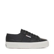 Superga 2740 Platform Nappa Siyah Kadın Spor Ayakkabı