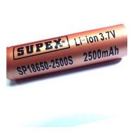 Supex ICR18500-1500MA 3.7V 10C Lityum İon Pil