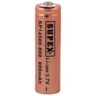 Supex SP14500-900S 3.7 Volt 900 Mah Şarj Edilebilir Başlıklı Lityum Ion Pil