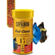Supranom 17 Red Green Granul 100 ml Tuzlu ve Tatlı Su Balıkları İçin Yem