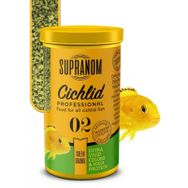 Supranom Green Granül 250 ml 02 Cichlid Balık Yemi