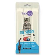 Supreme Cat Sticks Kuzulu ve Yaban Mersinli 3x5 gr Yetişkin Kedi Ödül Çubuğu