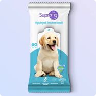 Supreme Dog Hypo-Allergenic 60 Adet Temizleme ve Bakım Mendili