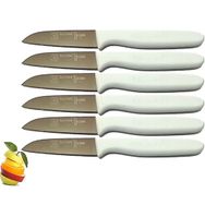 Sürbısa 61007 Beyaz Saplı 6 Parça Meyve Bıçağı