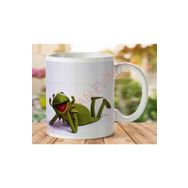 Susam Sokagi Kurbagacik Kermit Pelus Baskılı Kupa