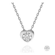 Swarovski 4,75 mm Zirconia Taşlı Tektaş 925 Ayar Gümüş Kolye