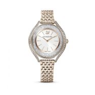 Swarovski 5519456 Crystalline Aura Mb Metal Beyaz Pembe Altın Rengi Kaplama Saat