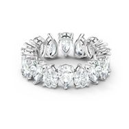 Swarovski 5572825 Vıttore-Rıng Pear Czwh-Rhs 52 Swarovski Yüzük