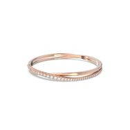Swarovski 5620552 Twist Beyaz Pembe Altın Kaplama Bileklik