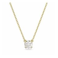 Swarovski 5636703 Constella Round Beyaz Sarı Altın Rengi Kaplama Kolye
