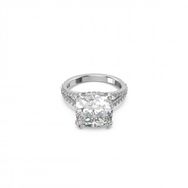 Swarovski 5642634 58 Constella Square Pave Square Cut Beyaz Rodyum Kaplama Yüzük