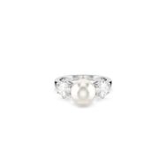 Swarovski 5689629 Matrix Ring 8 mm Pearl White-Rhs 60 Yüzük