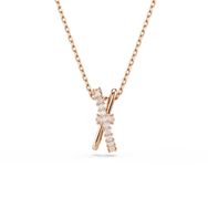 Swarovski 5689788 Hyperbola Pend 2 Band White-Ros Kolye