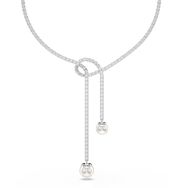 Swarovski 5692416 Matrix Necklace Pearl White-Rhs Kolye