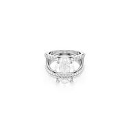 Swarovski 5698476 Hyperbola Ring 3 Rows White-Rhs 55-60 Yüzük