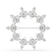 Swarovski 5705397 Idyllia E Brooch Whi-Rhs Broş