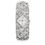 Swarovski 5724515 Curiosa Bangle Watch MB STS/WHT/STS Kol Saati