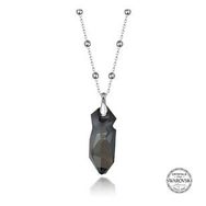 Swarovski 925 Ayar Crystal Taşlı Top Zincir Kadın Gümüş Kolye