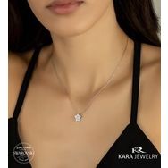Swarovski Kablumbağa Temalı 925 Ayar Gümüş Kolye