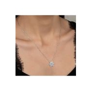Swarovski Taşlı Kartanesi Gümüş Kolye