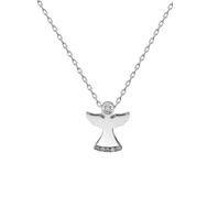 Swarovski Taşlı Minik Tek Taş 925 Ayar Gümüş Kolye