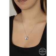 Swarovski Union Crystal Kadın 14 mm Gümüş Kolye