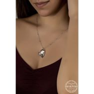 Swarovski Union Crystal Kadın Kalp Gümüş Kolye