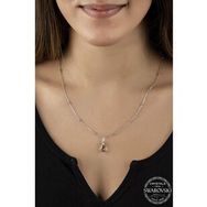 Swarovski Union Crystal Kadın Metal Drop Gümüş Kolye