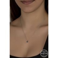Swarovski Union Crystal Kadın Parlak Drop Gümüş Kolye
