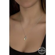 Swarovski UNIONCK8 Union Crystal Kadın 16 mm Damla Gümüş Kolye