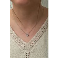 Swarovski Zirconia Kalpli 925 Ayar Gümüş Kolye
