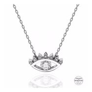 Swarovski Zirconia Taşlı Göz 925 Ayar Gümüş Kolye