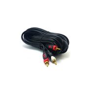 Swat 10 m Gold 2RCA 3,5 mm Stereo Kablo