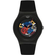 Swatch Black Lacquered Again SO29B107 Kol Saati