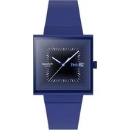 Swatch SO34N700 Squarely Blacklight Kol Saati