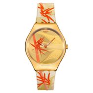 Swatch SYXZ105 Golden Red Bamboo Kadın Kol Saati