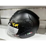 Sway SW-766 Mat Siyah Çenesiz Güneş Gözlüklü Kask