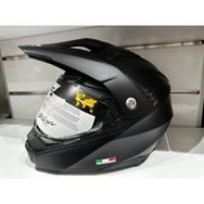 Sway SW-X60 Mat Siyah Camlı Güneş Gözlüklü Kask