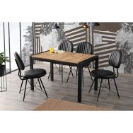 Sweet Home Açılır Tuğba Diş Budak Masa + 4 Adet Ahtapot Sandalye Takım