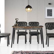 Sweet Home Milano Mdf Aris Masa +4 Adet Gala Sandalye Takım