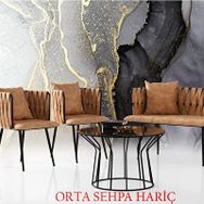 Sweet Home Sarmaşık Çay Seti 2+1+1 Koltuk Takımı