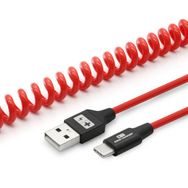 Swiss Charger SCC-10012 1.5 mt Spiral Type-C Usb Şarj Ve Data Kablosu
