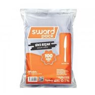 Sword 100 Adet Pack Lüks Plastik Bıçak