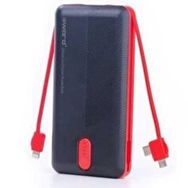 Sword 20000 mah Siyah Kırmızı Kendinden Kablolu Trıple Powerbank