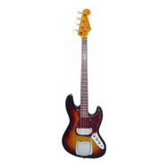SX SX SJB62C+ 3TS Tortoise Shell Pickguard 3-Tone Sunburst Kırmızı-Siyah Bas Gitar