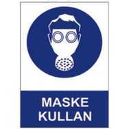 Sym STW057 Maske Kullan Uyarı Levhası