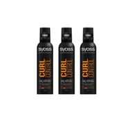 Syoss Curl Control Bukle Belirginleştirici 3x250 ml Saç Köpüğü