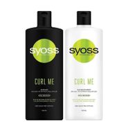 Syoss Curl Me Bukle Belirginleştirici 500 ml Şampuan + Curl Me 500 ml Saç Kremi