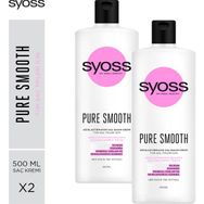 Syoss Pure Smooth Micellar 2x500 ml Saç Kremi